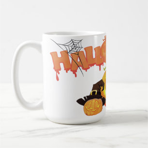 Helloween two-tone orange  coffee mug