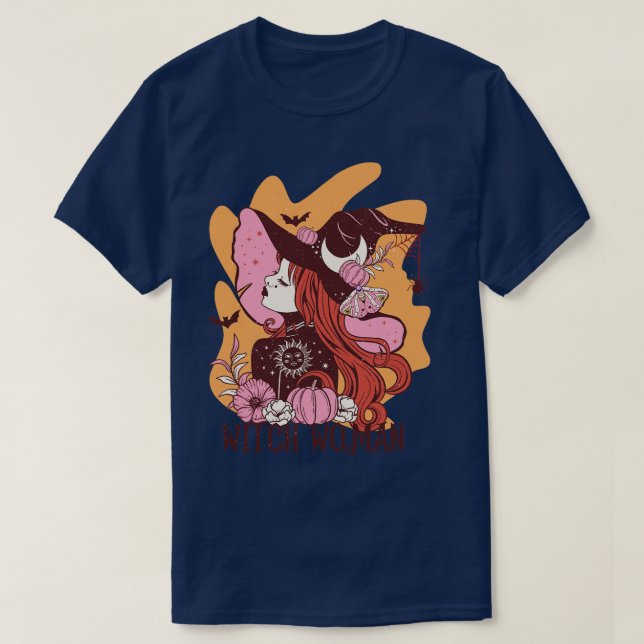 Helloween witch T-Shirt (Design Front)