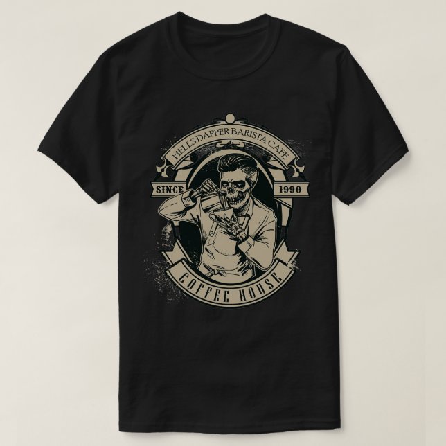 Hells Barista T-Shirt (Design Front)