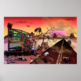 Hell's Bus Stop Poster