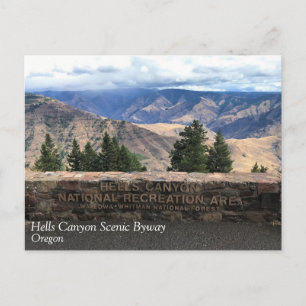 Hells Canyon Scenic Byway, OR Postcard