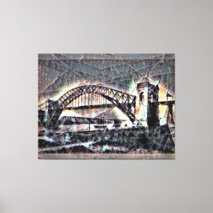 HELLS GATE BRIDGE ASTORIA, NY CANVAS PRINT