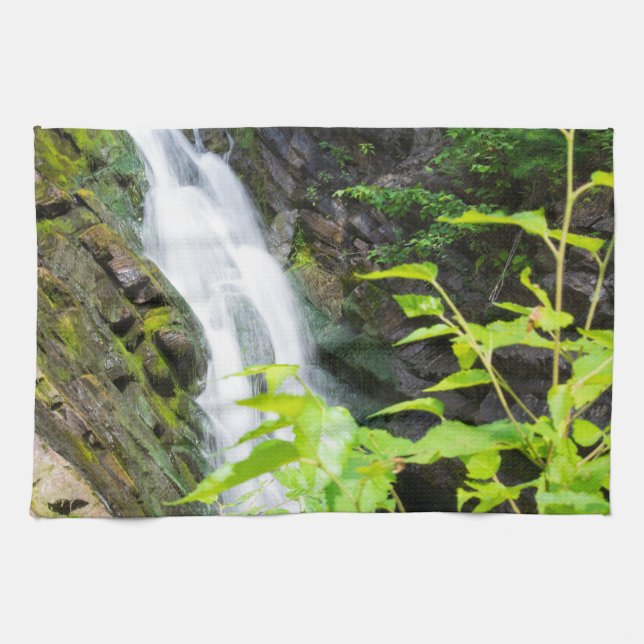 Hell's Gate Canyon waterfall Tea Towel (Horizontal)
