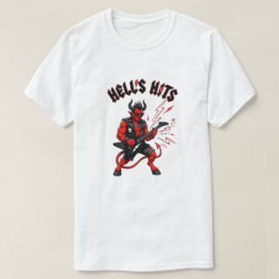 Hell's Hits Rocker Demon Guitarist T-Shirt