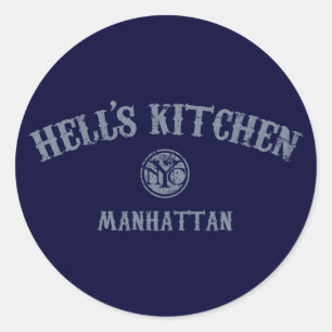 Hell's Kitchen Classic Round Sticker