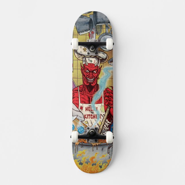 HELL'S KITCHEN DEVIL SKATEBOARD (Front)