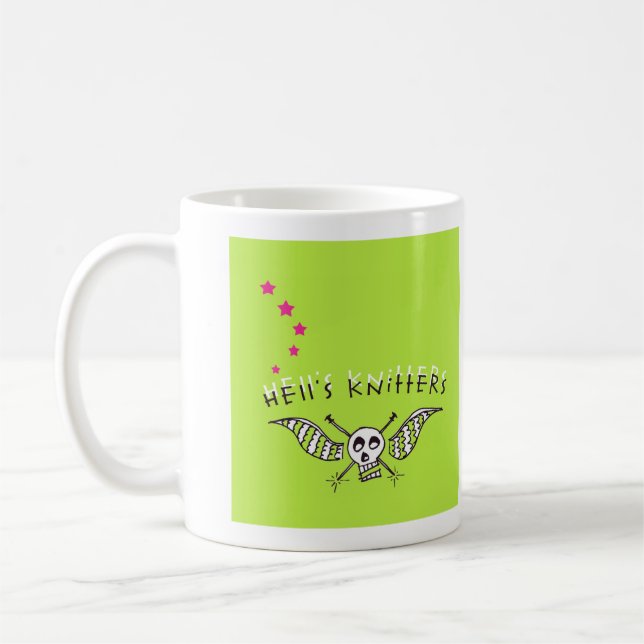 Hell's Knitters mug (Left)