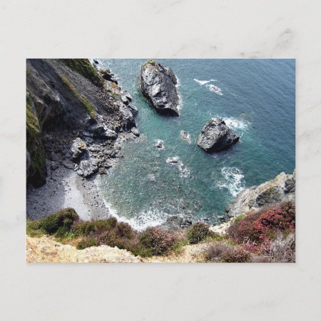 Hell's Mouth - Cornwall UK Postcard (Front)