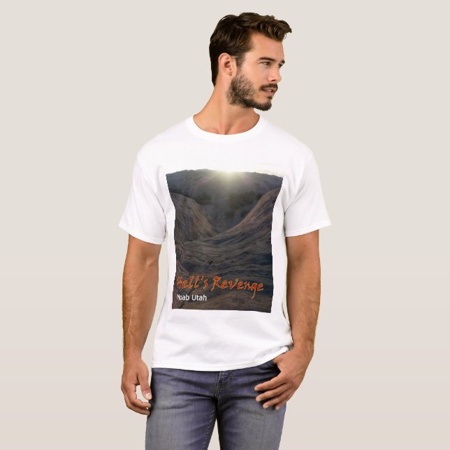 Hell's Revenge Moab Utah Tee Shirt (Front Full)