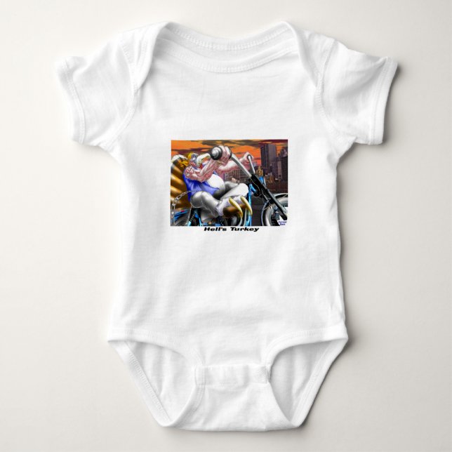 Hells Turkey Funny Thanksgiving Harley Tees & Gift (Front)