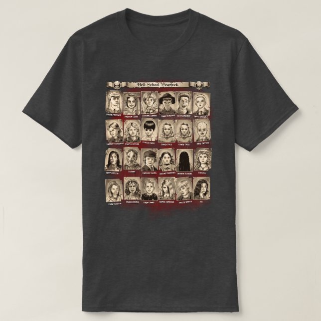 HellSchool Yearbook T-Shirt (Design Front)