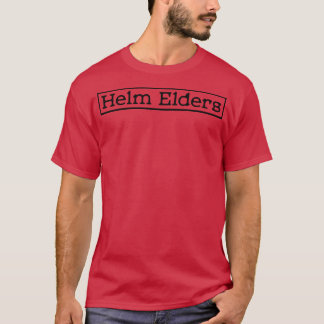 Helm Elders Box Logo Black T-Shirt