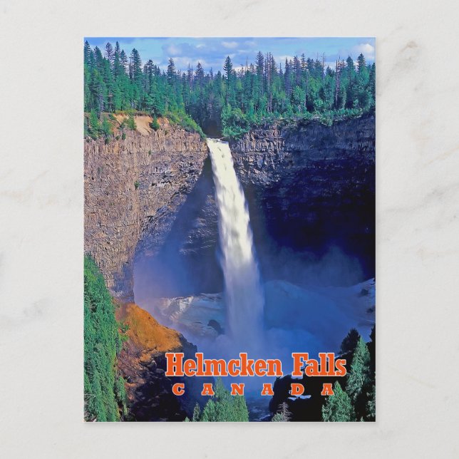 Helmcken Falls, British Columbia, Canada Postcard (Front)