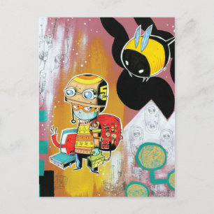 Helmet Boy Postcard