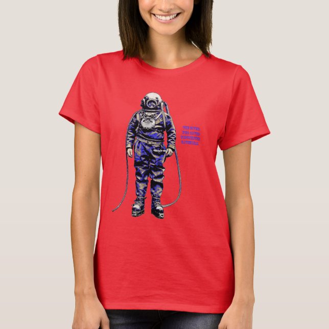 Helmet Diver Who Saved Winchester Cathedral URM T-Shirt (Front)
