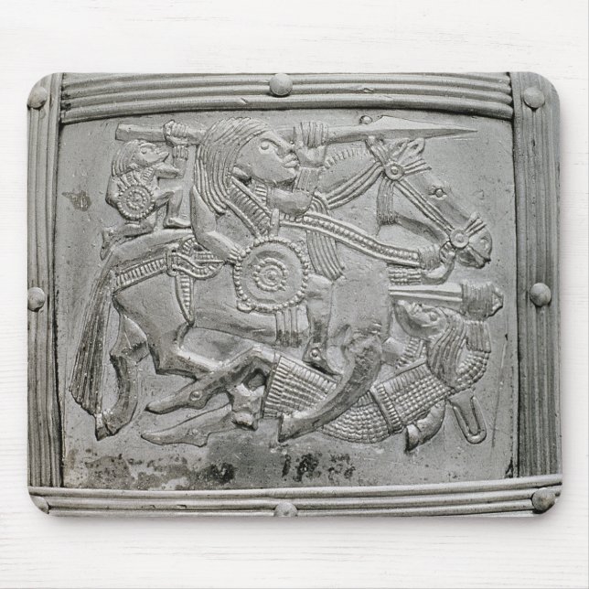 Helmet fragment, from Sutton Hoo Treasure Mouse Mat (Front)