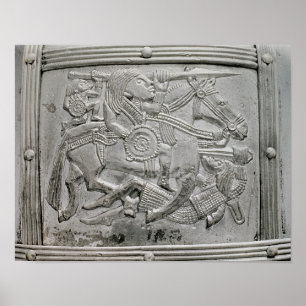 Helmet fragment, from Sutton Hoo Treasure Poster