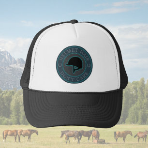 Helmet Hair Don't Care - English Equestrian Helmet Trucker Hat
