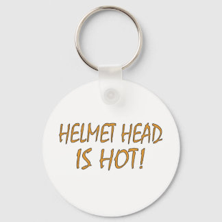 Helmet Head Is Hot Key Ring