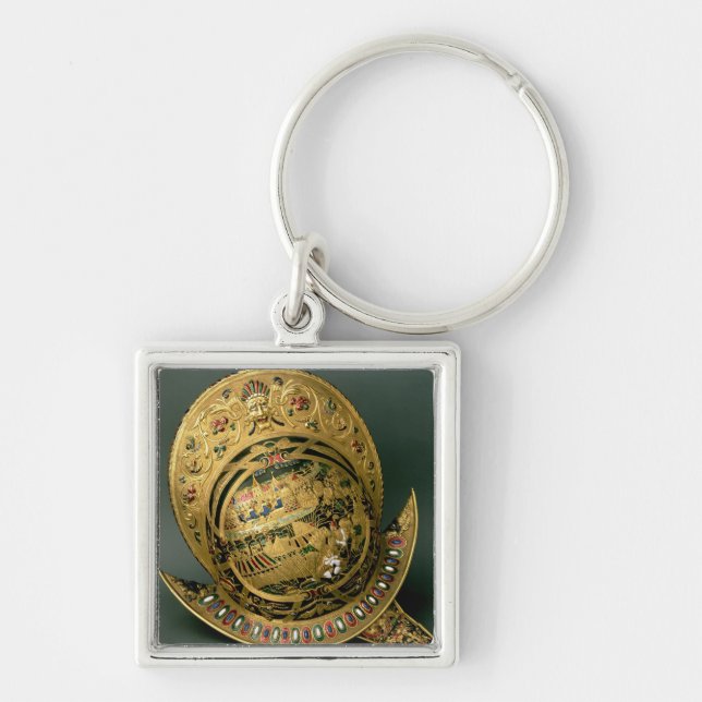 Helmet of Charles IX (1550-74) 16th century (gold Key Ring (Front)