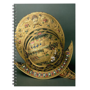 Helmet of Charles IX (1550-74) 16th century (gold Notebook