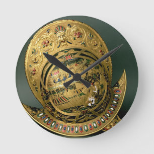 Helmet of Charles IX (1550-74) 16th century (gold Round Clock