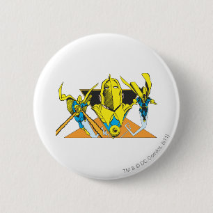 Helmet of Fate 6 Cm Round Badge