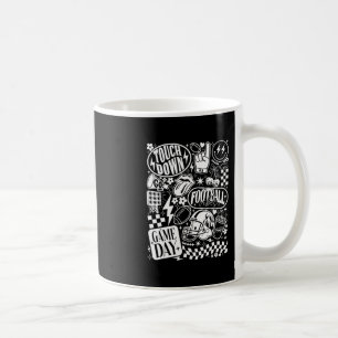 Helmet Touchdown American Footll Game Day Thanksgi Coffee Mug