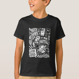Helmet Touchdown American Footll Game Day Thanksgi T-Shirt