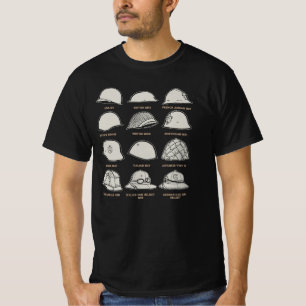 Helmets of the World War 2 T-Shirt