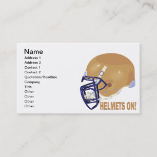 Helmets On Business Card