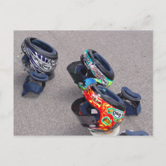 Helmets Postcard