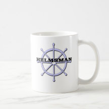 Helmsman Ship Wheel Mugs