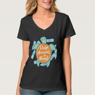 Help Animals Save Turtles Ocean Animal Rescue T-Shirt