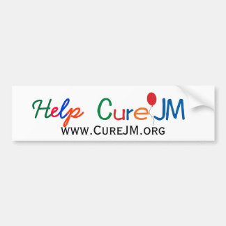 Help Cure JM Bumper Sticker