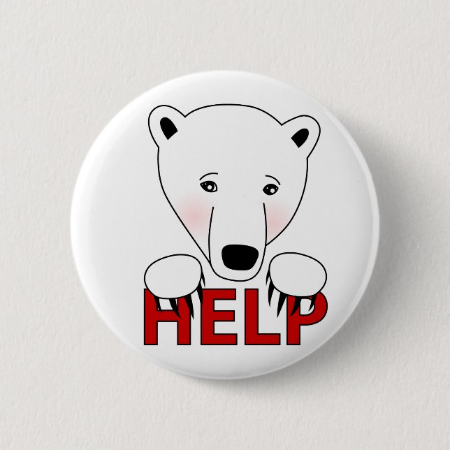 Help for Polar Bear Button (Front)
