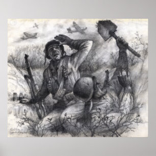 Help from P-47s Poster