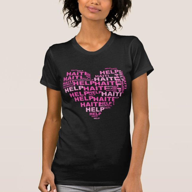 Help Haiti T shirt and Apparel (Front)