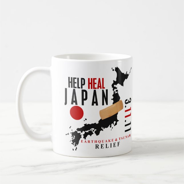 HELP HEAL JAPAN #3 COFFEE MUG (Left)