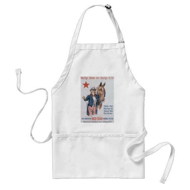 Help Him to Help U.S.! Standard Apron (Front)