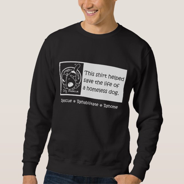 Help Homeless Dogs Sweatshirt (Front)