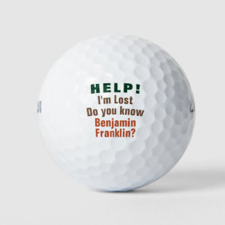 Help I Lost | Funny personalised customisable Name Golf Balls