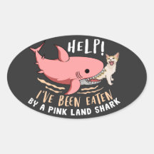 Help i've been eaten kitten by a pink Land shark