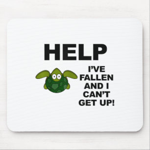 Help I've Fallen And I Can't Get Up - Ide Down Tur Mouse Mat