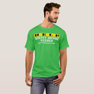 Help Kidney Needed - Mens Dark T-Shirt