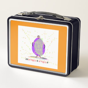 Help Let Me Out Metal Lunch Box