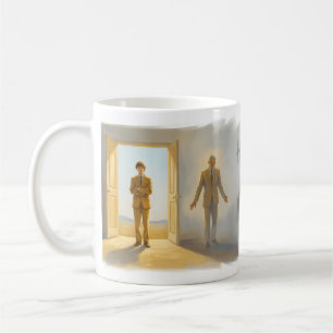 Help! — Man Lost in Fog Finds His Way Mug