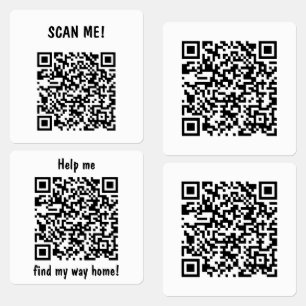 Help Me Find My Way Home Custom QR Code