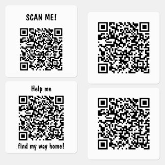 Help Me Find My Way Home Custom QR Code