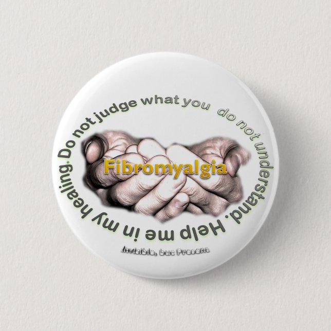 Help Me In My Healing 6 Cm Round Badge (Front)